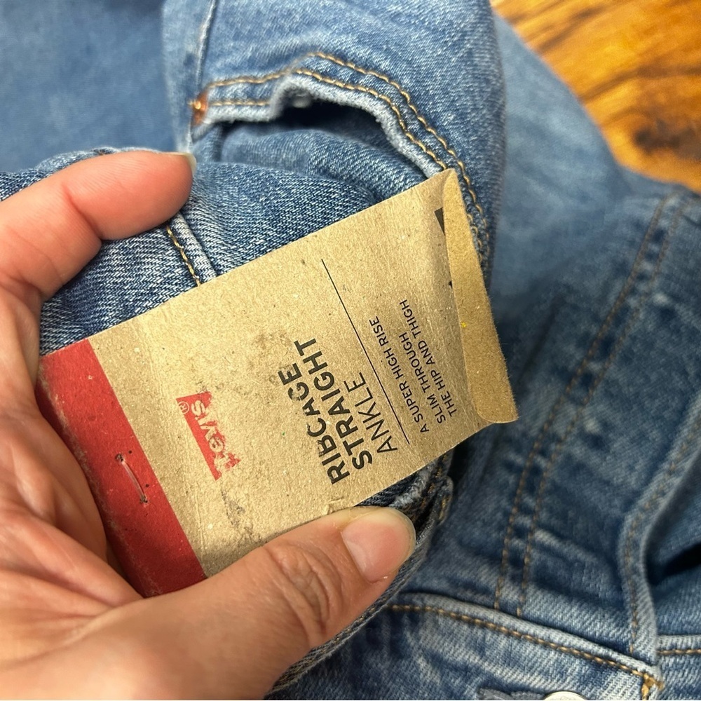 Levi's‎ ribcage straight ankle jeans NWT - Picture 6 of 9